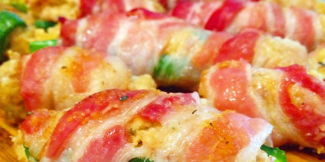 RECIPE: Cashew Chicken Stuffed Bacon Wrapped Jalapeño Peppers | Eat ...